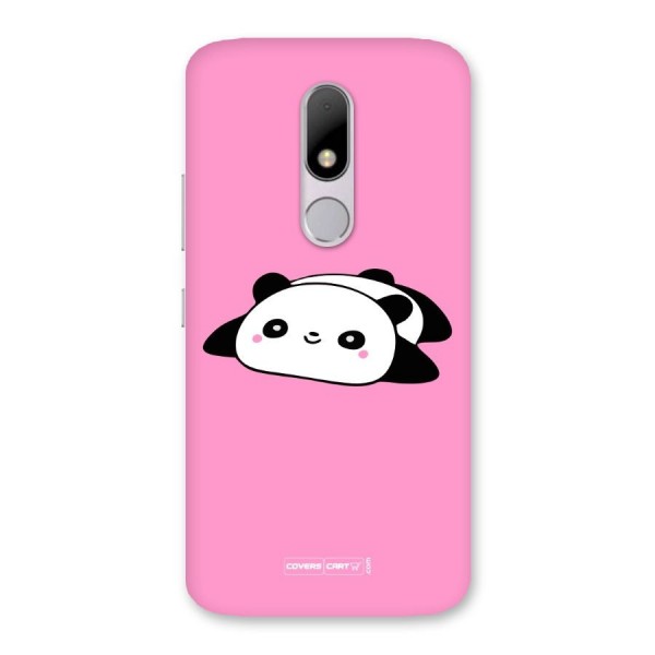Cute Lazy Panda Back Case for Moto M