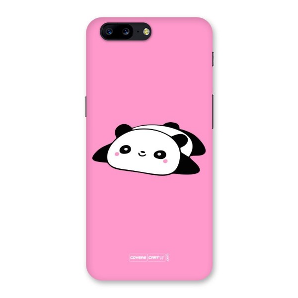 Cute Lazy Panda Back Case for OnePlus 5