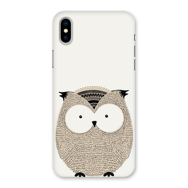 Cute Owl Back Case for iPhone X