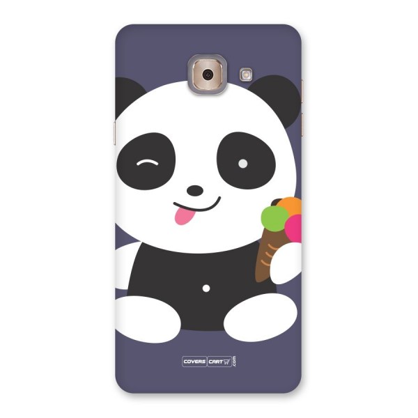 Cute Panda Blue Back Case for Galaxy J7 Max