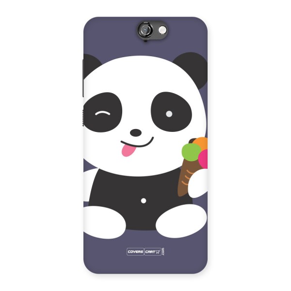 Cute Panda Blue Back Case for HTC One A9