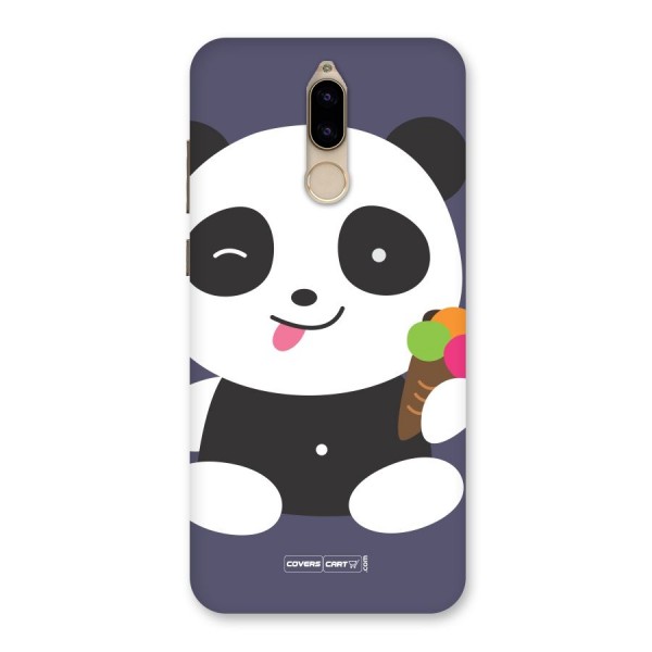 Cute Panda Blue Back Case for Honor 9i