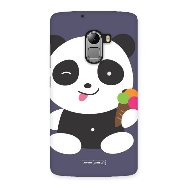 Cute Panda Blue Back Case for Lenovo K4 Note