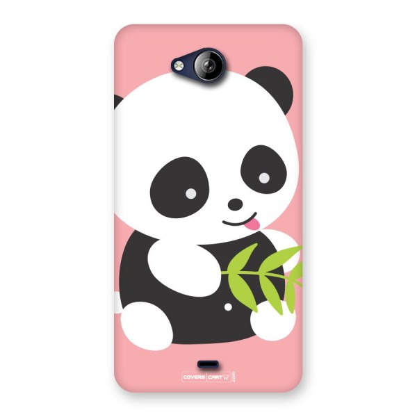 Cute Panda Pink Back Case for Canvas Play