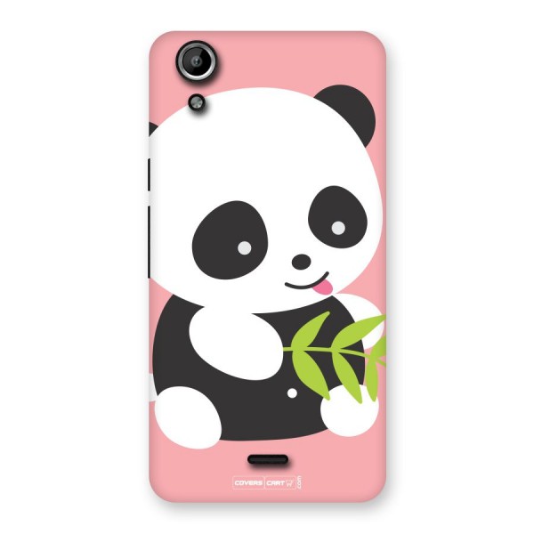 Cute Panda Pink Back Case for Canvas Selfie Lens