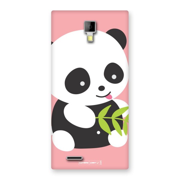 Cute Panda Pink Back Case for Canvas Xpress