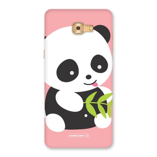 Cute Panda Pink Back Case for Galaxy C9 Pro