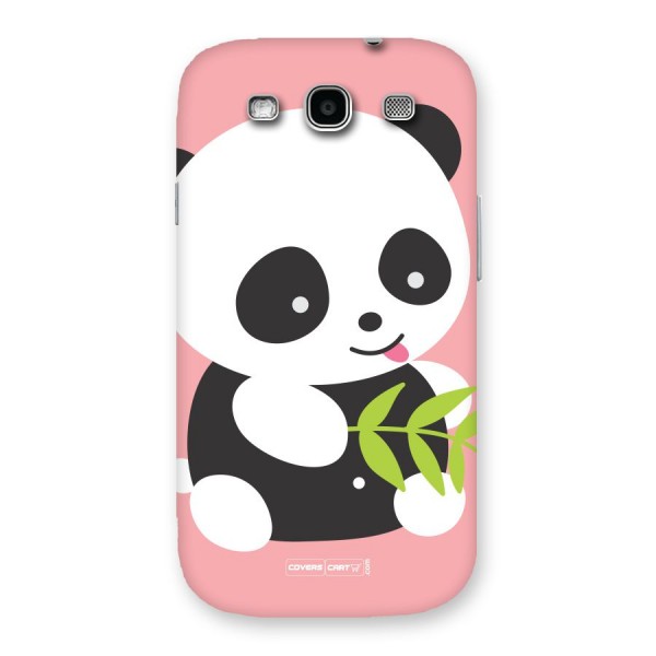 Cute Panda Pink Back Case for Galaxy S3