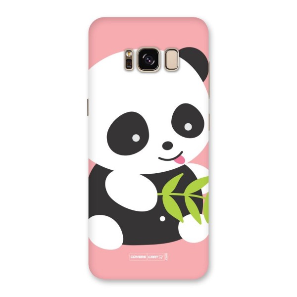 Cute Panda Pink Back Case for Galaxy S8