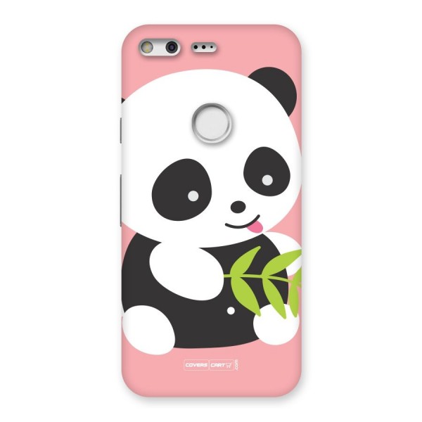Cute Panda Pink Back Case for Google Pixel