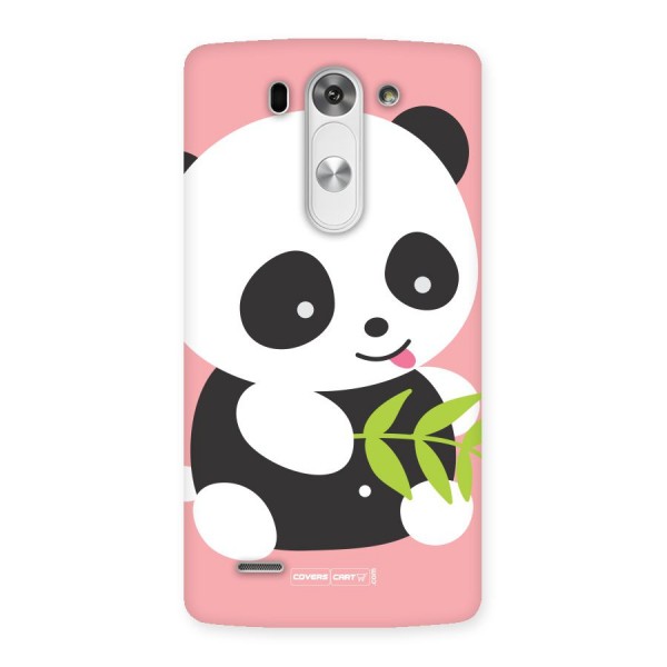 Cute Panda Pink Back Case for LG G3 Mini