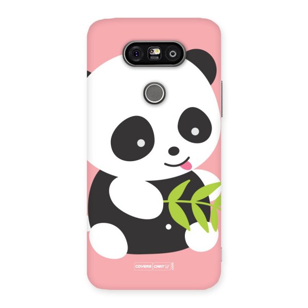 Cute Panda Pink Back Case for LG G5