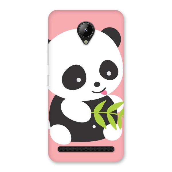 Cute Panda Pink Back Case for Lenovo C2
