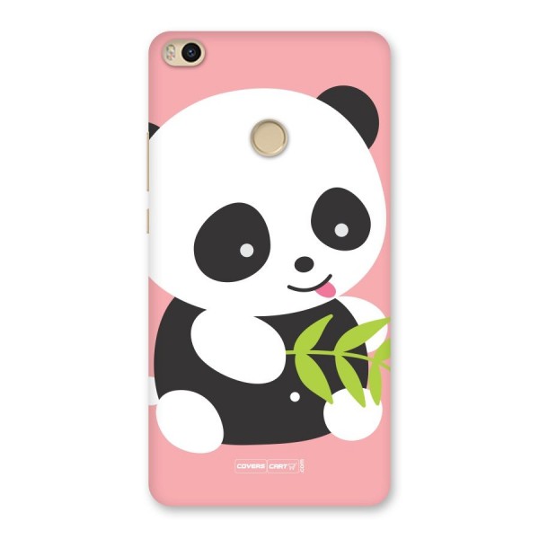 Cute Panda Pink Back Case for Mi Max 2