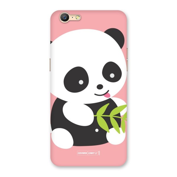 Cute Panda Pink Back Case for Oppo A57