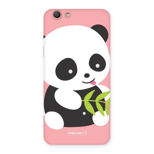 Cute Panda Pink Back Case for Oppo F1s