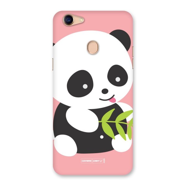 Cute Panda Pink Back Case for Oppo F5