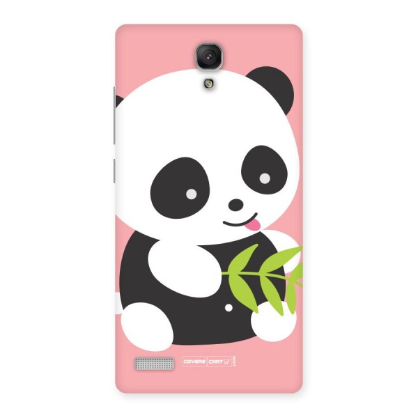Cute Panda Pink Back Case for Redmi Note Prime