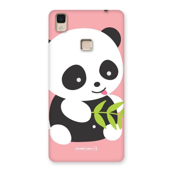 Cute Panda Pink Back Case for V3 Max