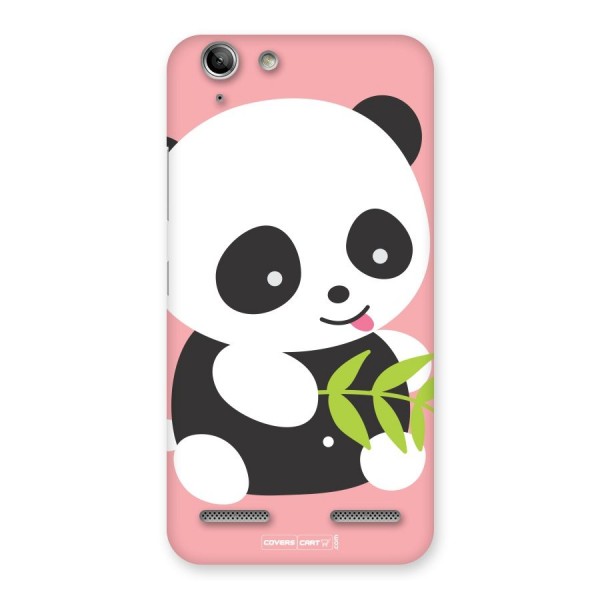 Cute Panda Pink Back Case for Vibe K5