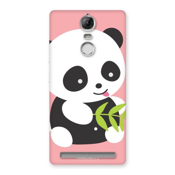 Cute Panda Pink Back Case for Vibe K5 Note