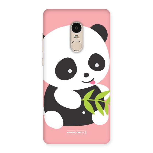 Cute Panda Pink Back Case for Xiaomi Redmi Note 4