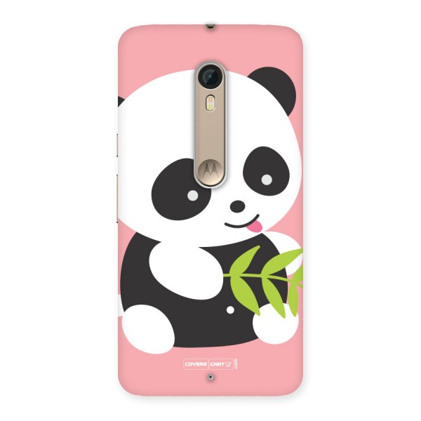 Cute Panda Pink Back Case for Moto X Style