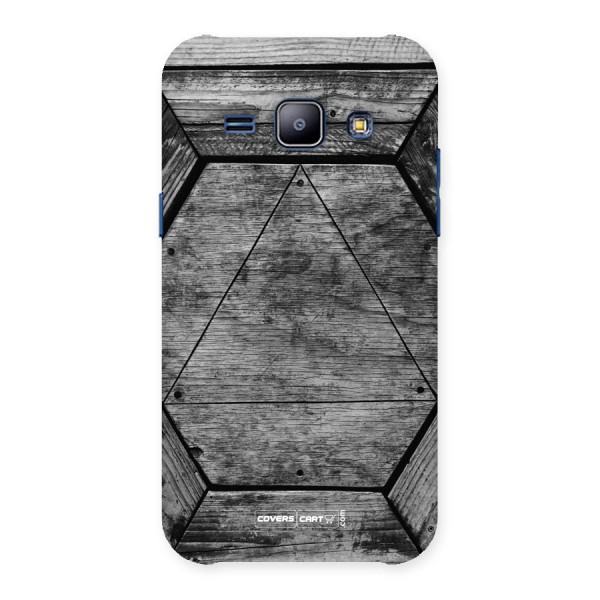 Wooden Hexagon Back Case for Galaxy J1