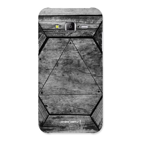 Wooden Hexagon Back Case for Galaxy J5