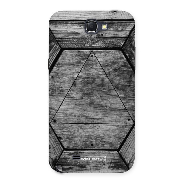 Wooden Hexagon Back Case for Galaxy Note 2