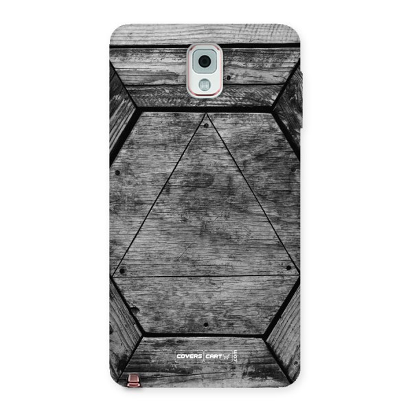 Wooden Hexagon Back Case for Galaxy Note 3