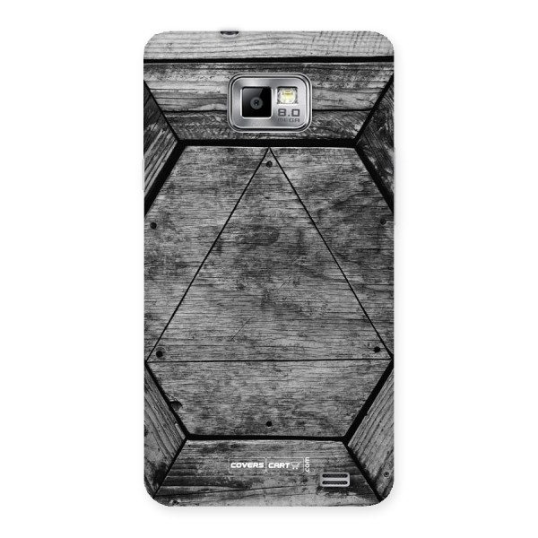 Wooden Hexagon Back Case for Galaxy S2