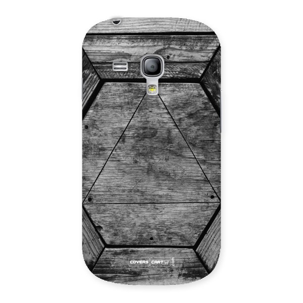 Wooden Hexagon Back Case for Galaxy S3 Mini