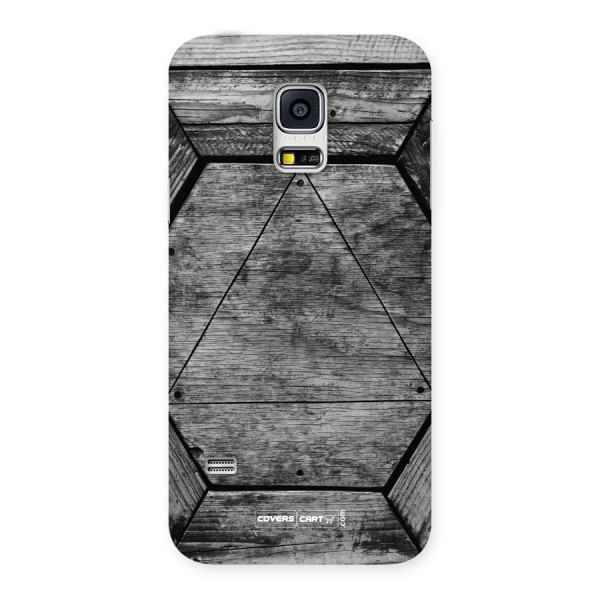 Wooden Hexagon Back Case for Galaxy S5 Mini