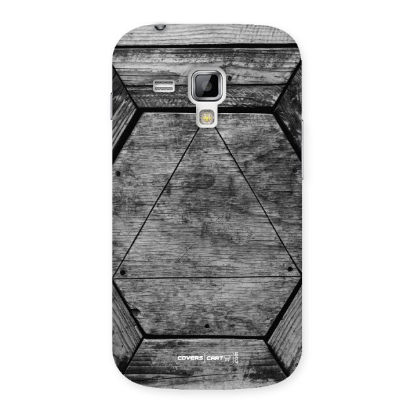 Wooden Hexagon Back Case for Galaxy S Duos