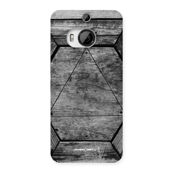 Wooden Hexagon Back Case for HTC One M9 Plus