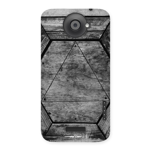 Wooden Hexagon Back Case for HTC One X