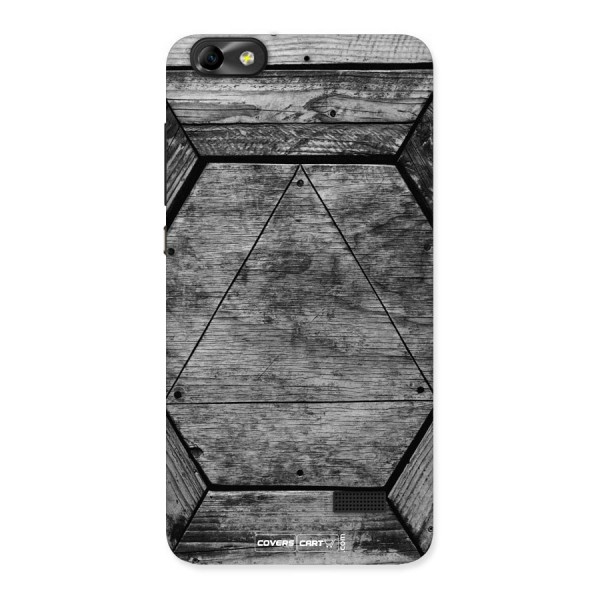 Wooden Hexagon Back Case for Honor 4C