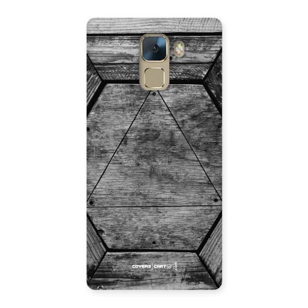 Wooden Hexagon Back Case for Honor 7
