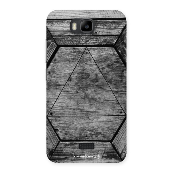 Wooden Hexagon Back Case for Honor Bee
