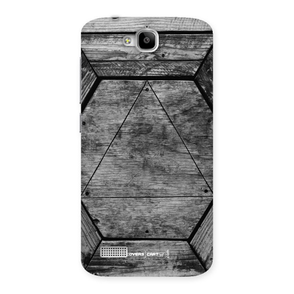 Wooden Hexagon Back Case for Honor Holly
