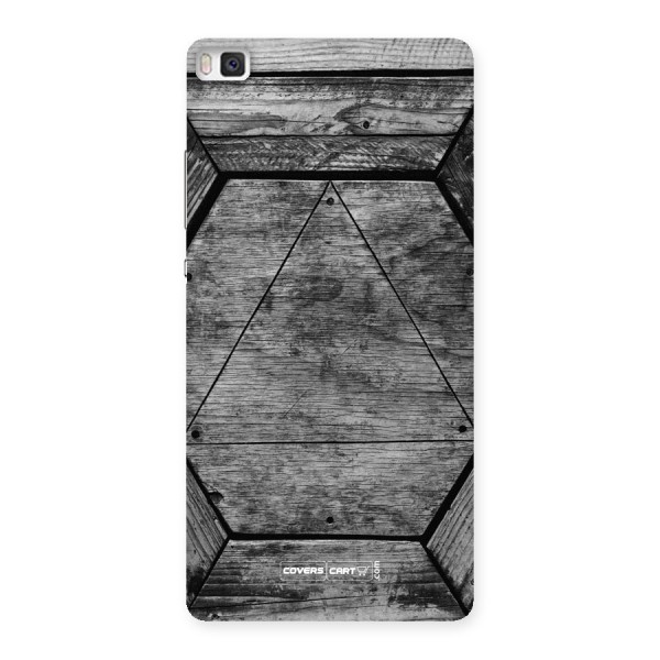 Wooden Hexagon Back Case for Huawei P8