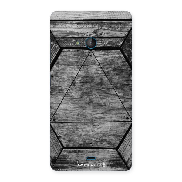 Wooden Hexagon Back Case for Lumia 540