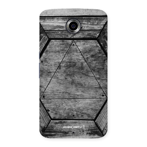 Wooden Hexagon Back Case for Nexus 6