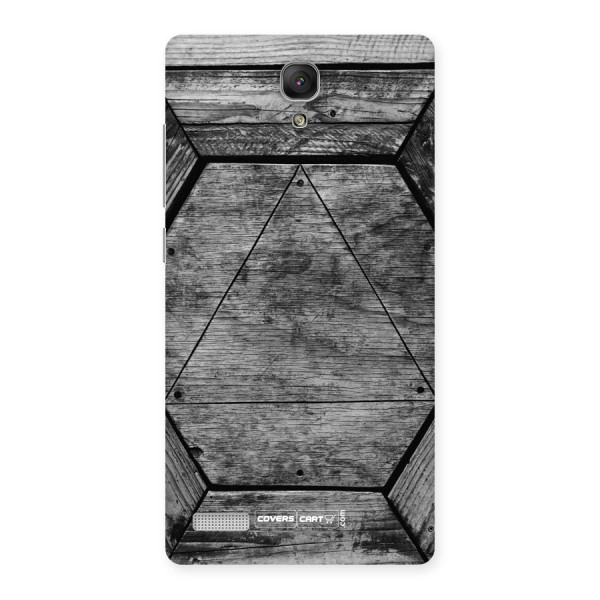 Wooden Hexagon Back Case for Redmi Note