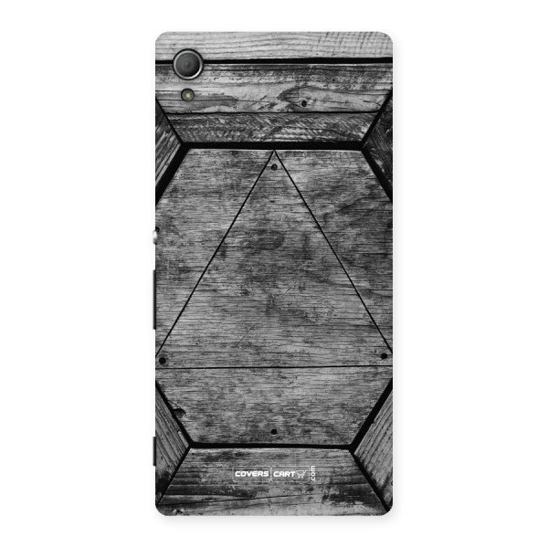 Wooden Hexagon Back Case for Xperia Z4
