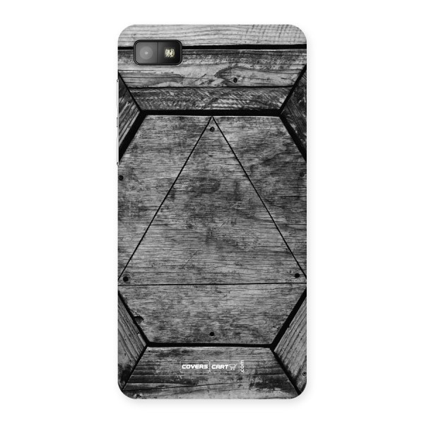 Wooden Hexagon Back Case for Z10