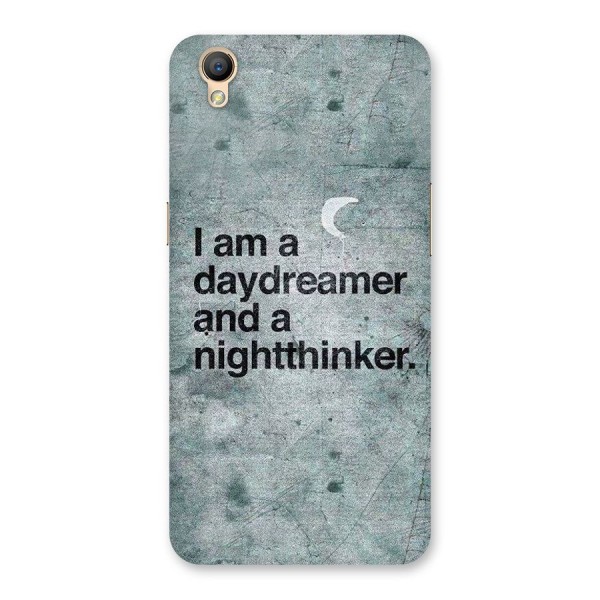 Day Dreamer Night Thinker Back Case for Oppo A37