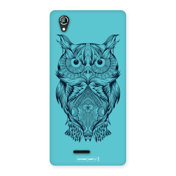 Designer Owl Back Case for Lava Iris 800