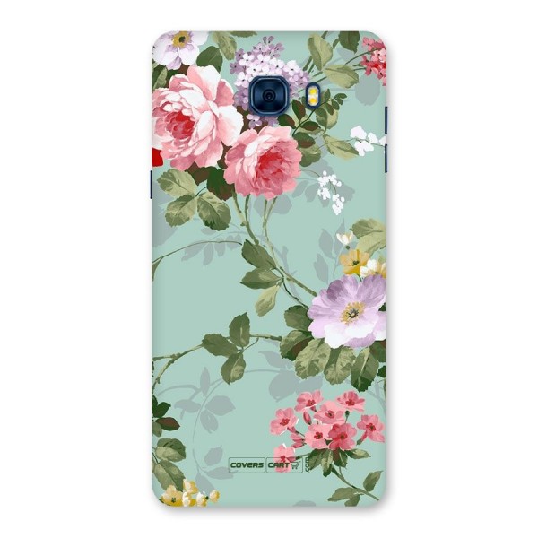 Desinger Floral Back Case for Galaxy C7 Pro